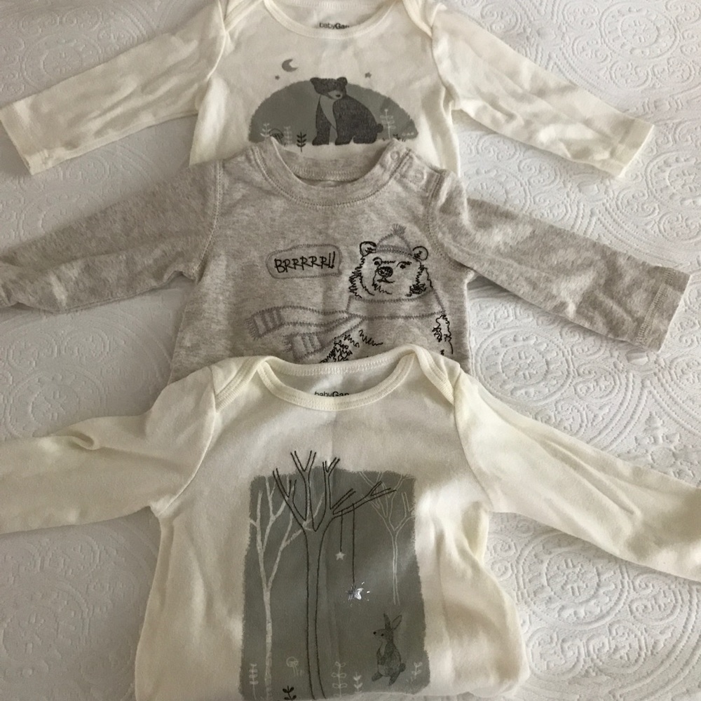 Gap Woodland Onesies Set of 3