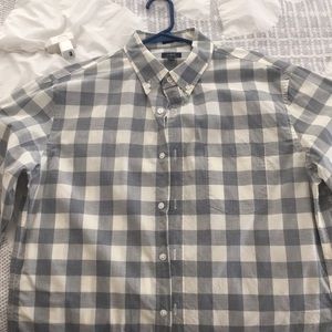 JCrew Long Sleeve Shirt Large Slim Fit