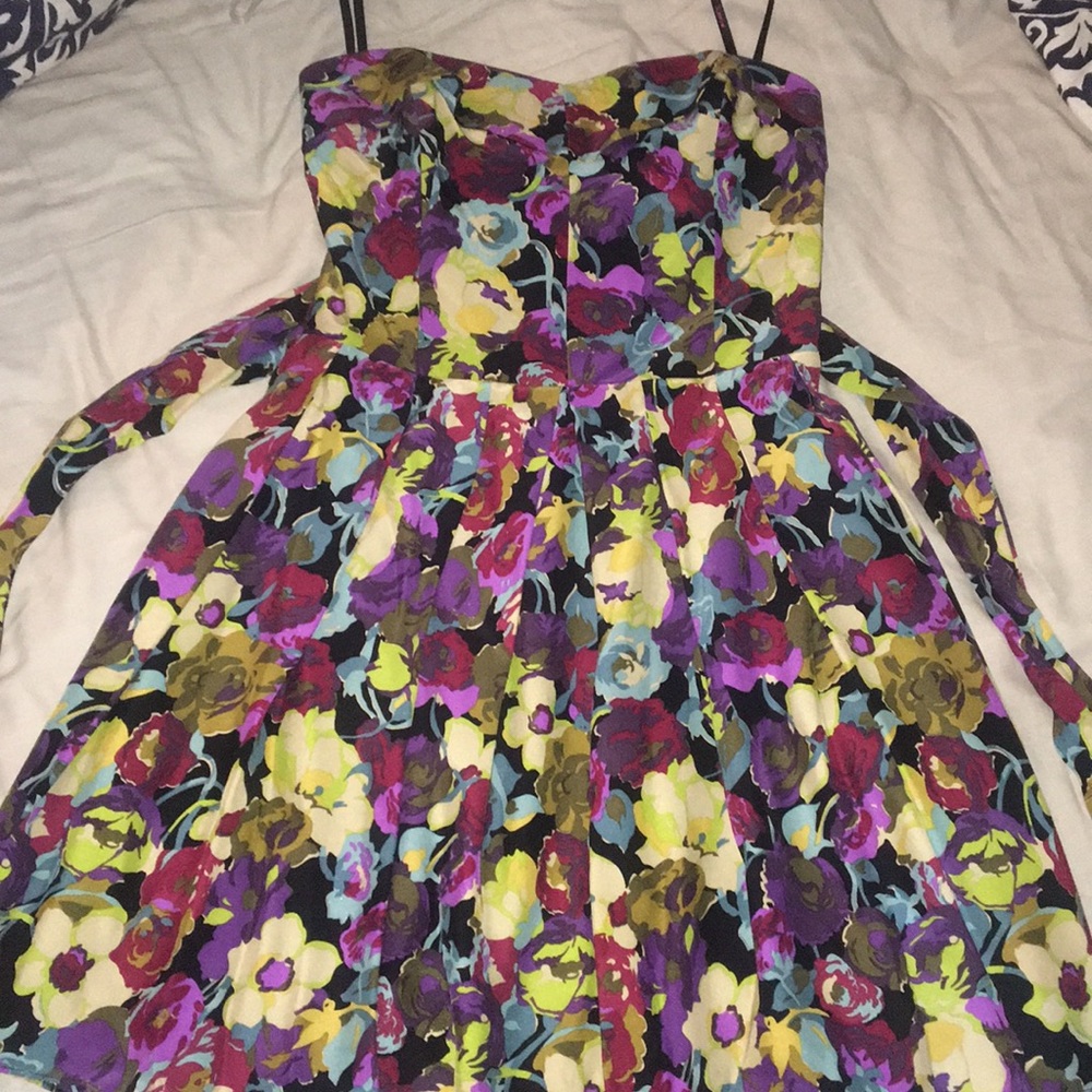 Betsy Johnson Silk Skater Dress