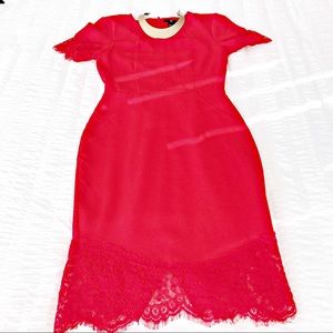 H&M Red Lace Dress