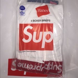 Supreme Underwear OPEN BAG 2 PAIRS UNUSED.