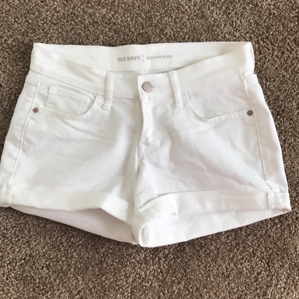 Women's White Denim Jean Shorts - Size 0