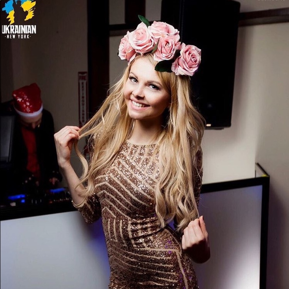 Hand made flower crown