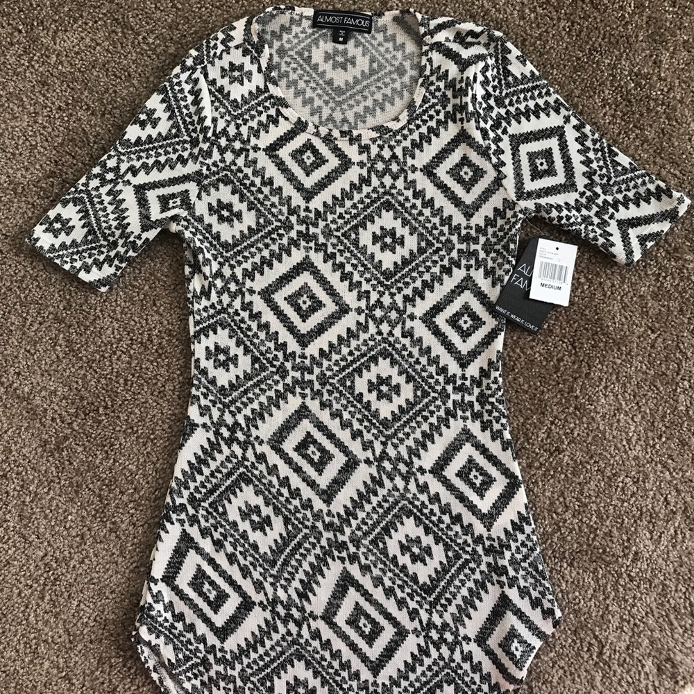 Cute Aztec Pattern Top by Almost Famous - size M