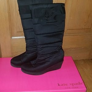 kate spade quilted snow boot