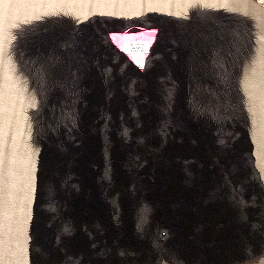 Faux fur vest