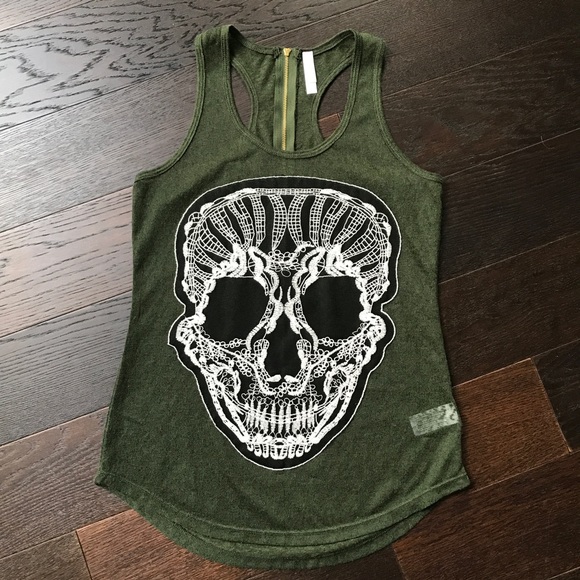 Xhilaration Tops - Xhilaration Skull Tank