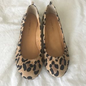 Audrey Brooke leopard print flats size 6