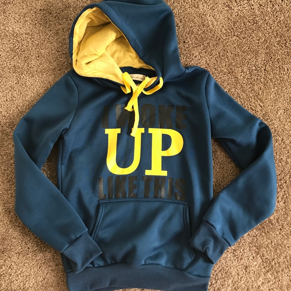 Junior Girls Hooded Sweatshirt - Size M