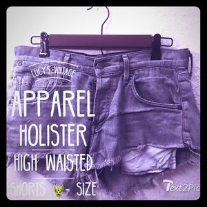 Holister shorts high wasted