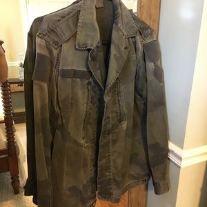 Vintage Camo Military Jacket