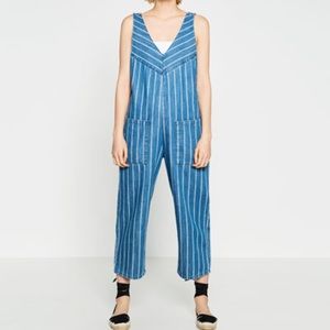 Zara Striped Jumpsuit