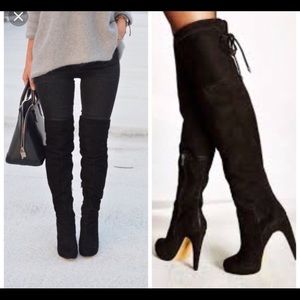 Sam Edelman KAYLA Over the Knee boots BLACK
