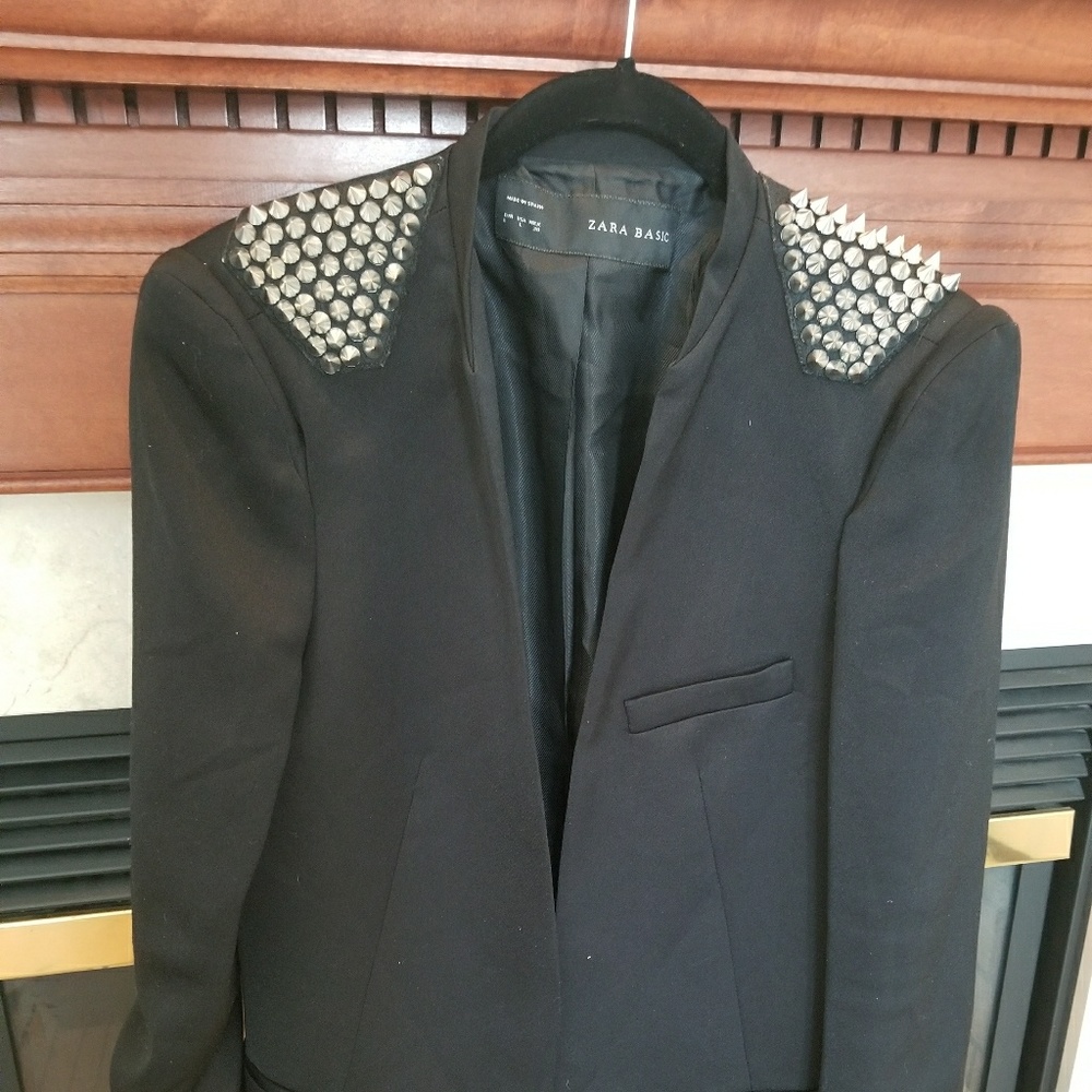 Zara studded blazer