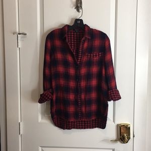Madewell plaid button up