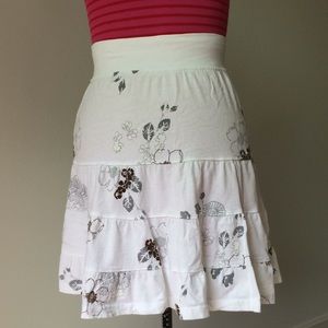 Fresh produce floral skirt