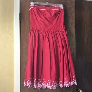 Red & White Polka Dot Dress