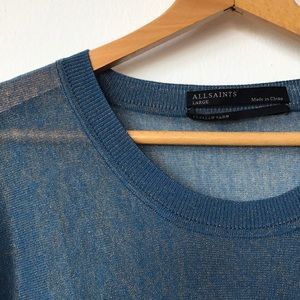 ALL SAINTS Italian Yarn top