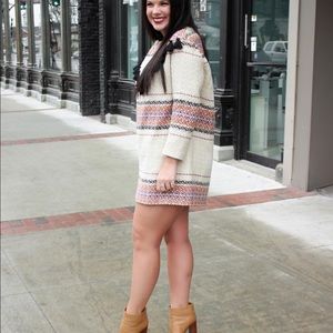 Zara Tassel Mini Dress sz M