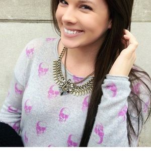 Skull Cashmere sweater sz S