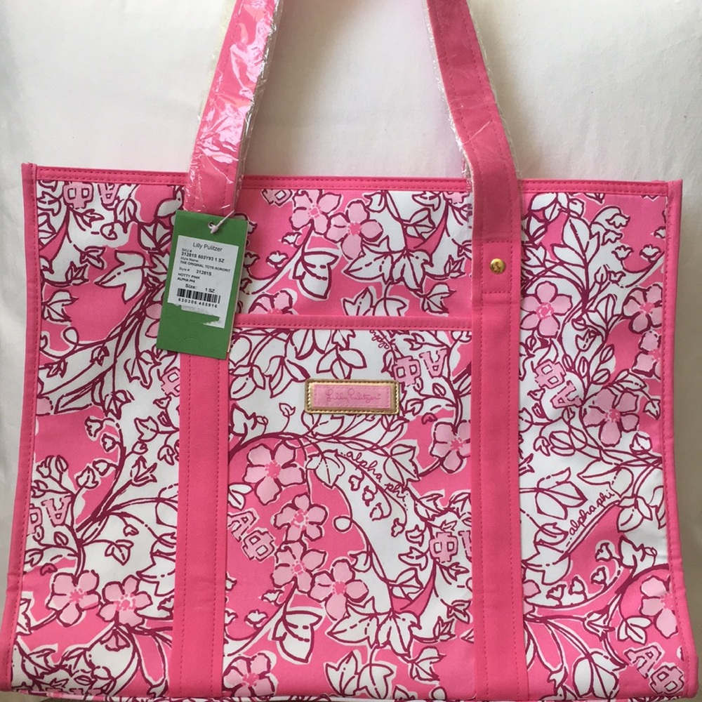 NWT Alpha phi Lilly Pulitzer tote
