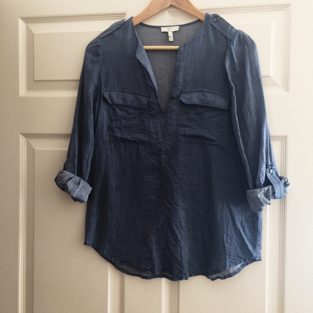 Joie chambray top