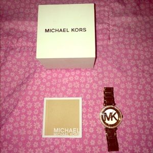Rose Gold MK Watch