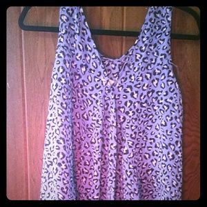 Sheer, blue leopard "Tank"