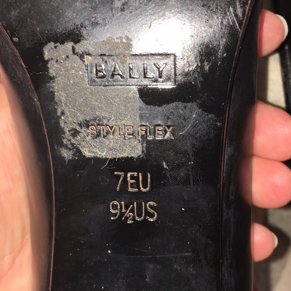 Bally classic black low Heels, Size 9 1/2 - Picture 8 of 8