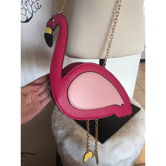 Unbranded Handbags - Flamingo Crossbody Chain Purse New