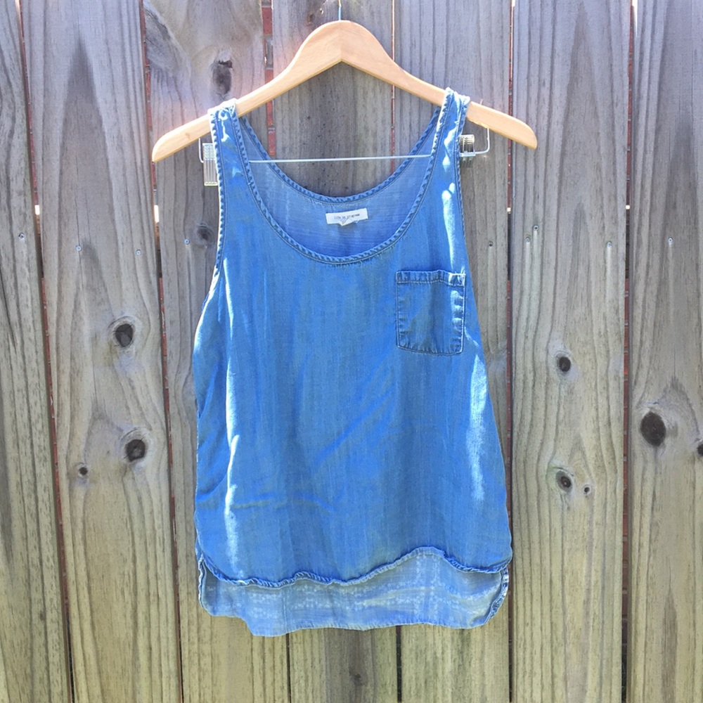 NWOT Light Denim Tank Top from Life In Progress