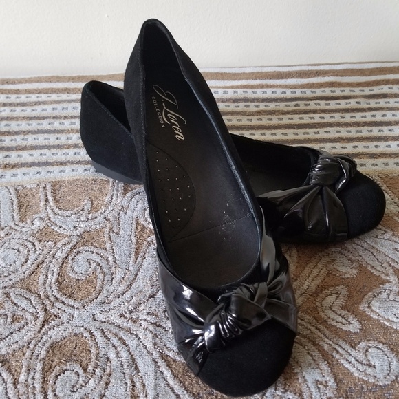 J Loren Collection Shoes - New J.Loren Leather Black Suede Shoes Sz. 9