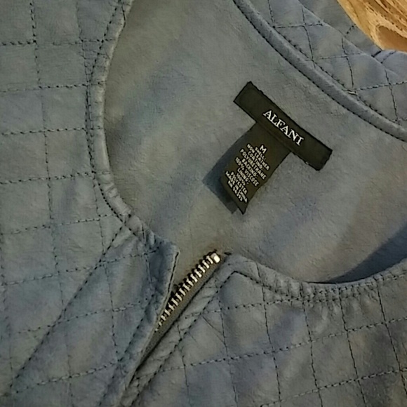 SOLD Blue Alfani Jacket - Picture 3 of 4