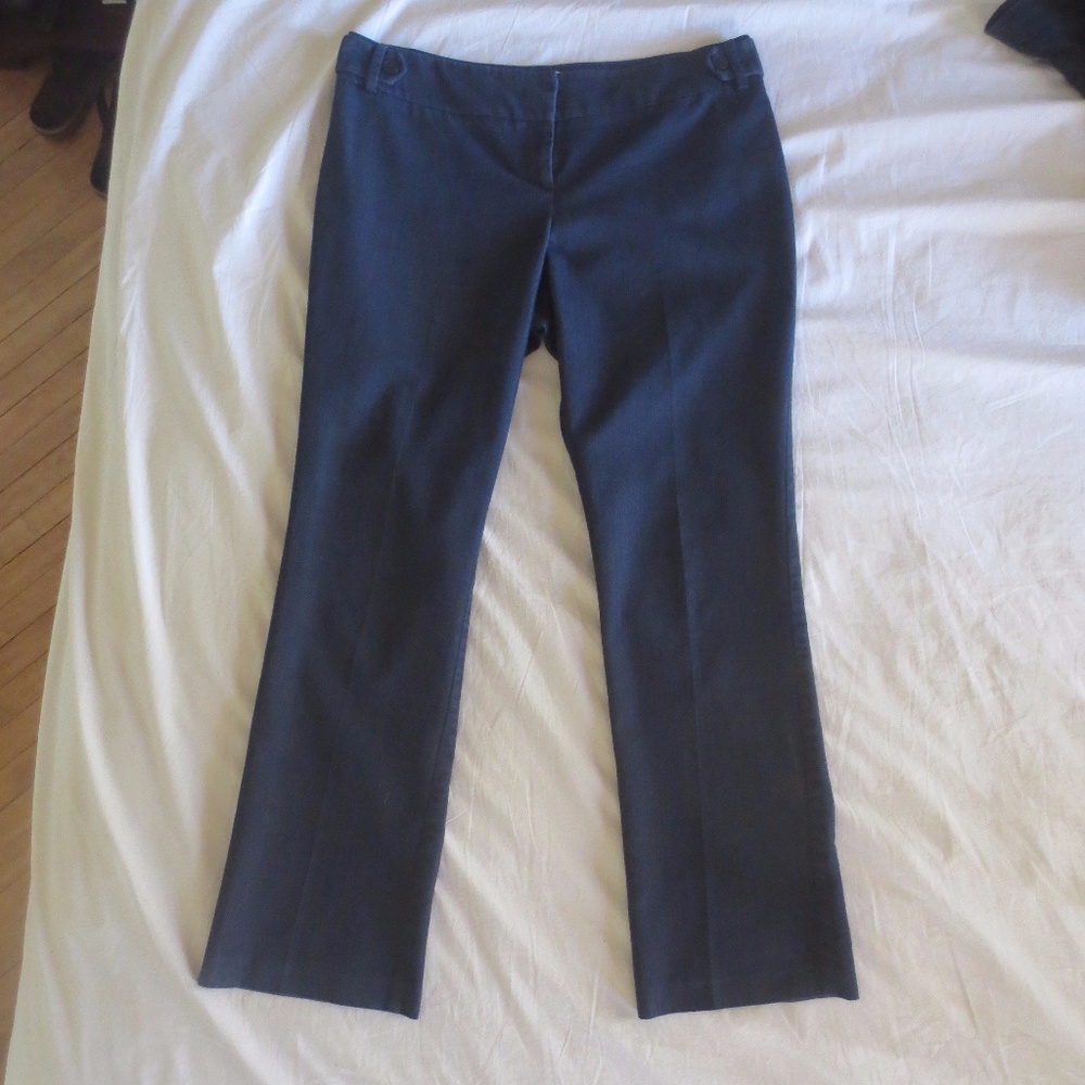 Dark wash trouser jeans