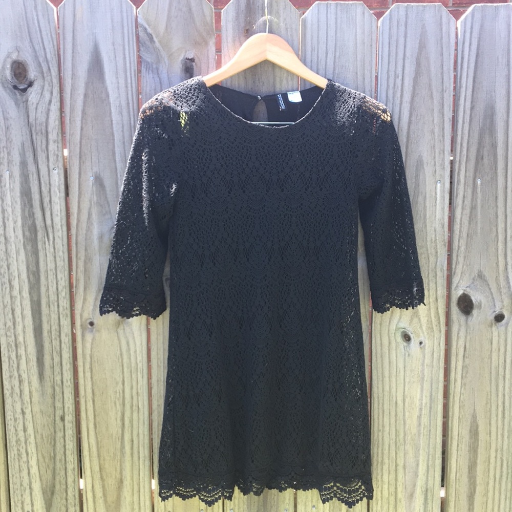 Black Crochet Dress from H&M