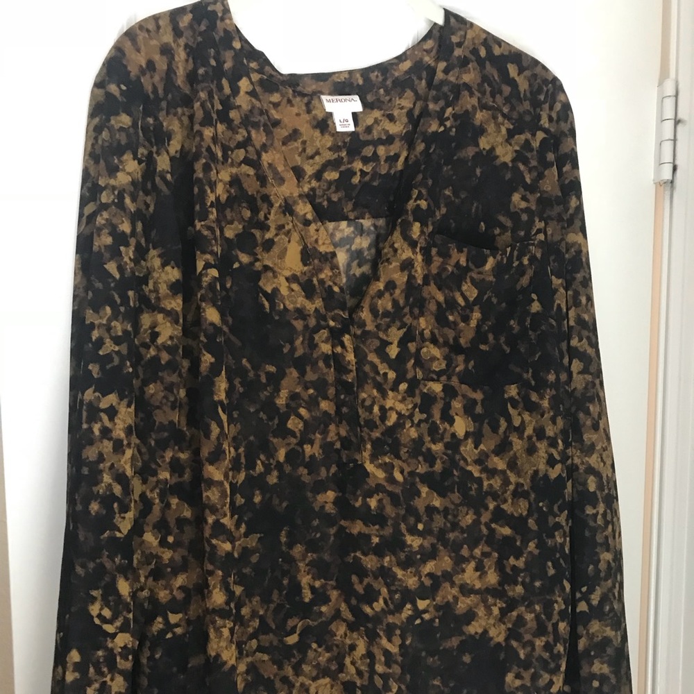 Tortoise blouse - Picture 2 of 2