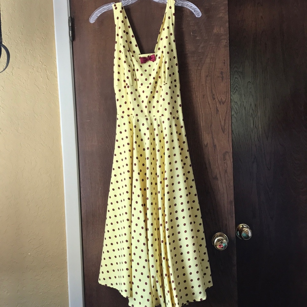 RARE Polka Dot Bettie Page Dress