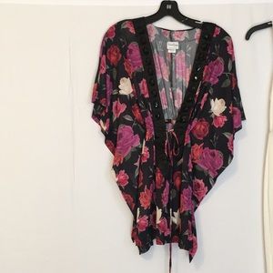BEACH BUNNY Print Coverup One Size