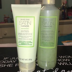 Satin Hands Scrub & Cream(White Tea & Citrus)