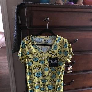 MINION NIGHT SHIRT. NWOT