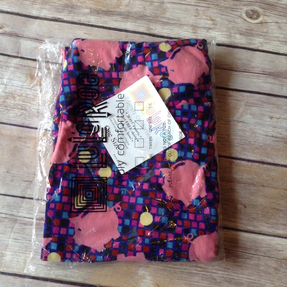 LuLaRoe women's One size piggy bank leggings 0-12