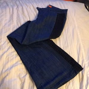 Joe FRESH size 4 flare double panel denim jean