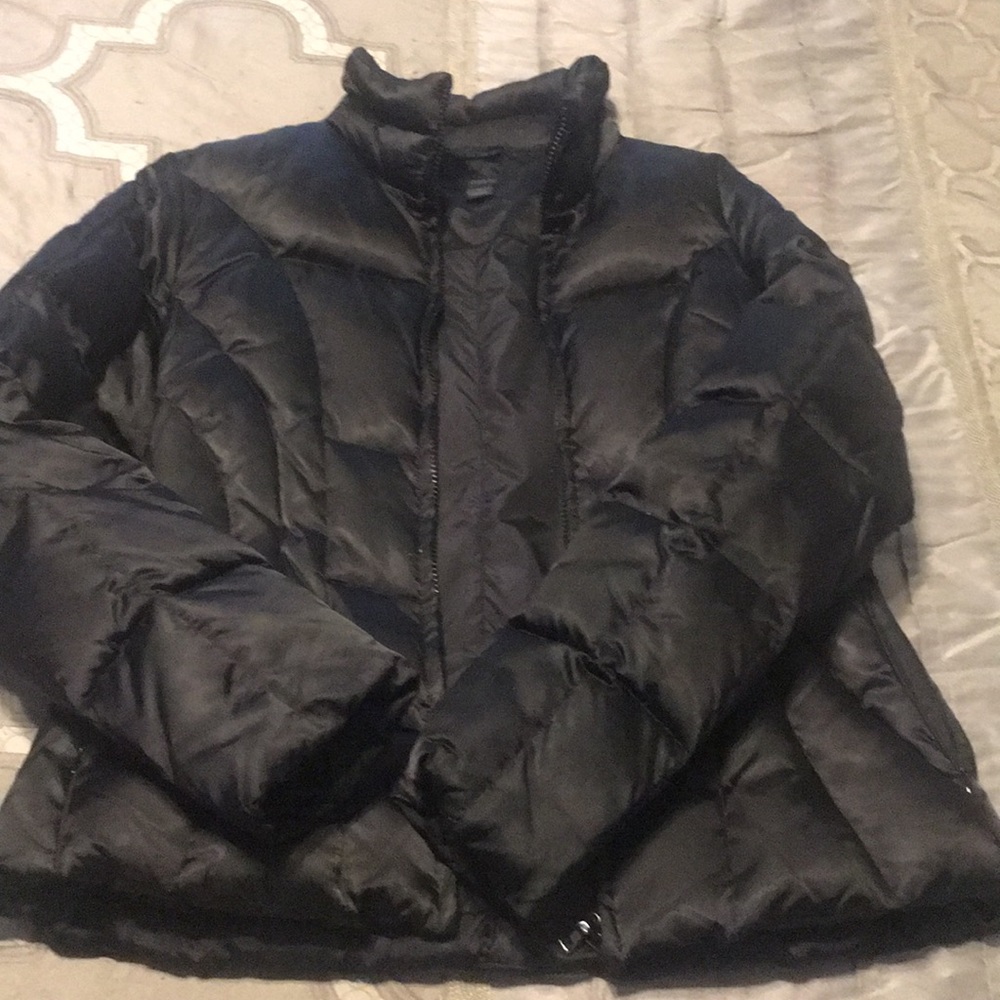 Express Black Puffer Jacket Size Medium