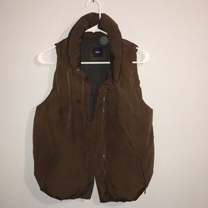 Gap olive green vest!