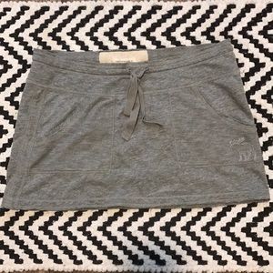 Abercrombie & Fitch gray jersey skirt
