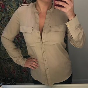 Calvin Klein Long Sleeve Button Up