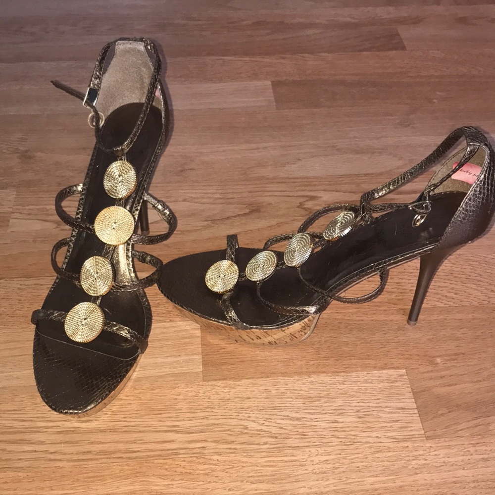 Women's size 12 Bronze Baby Phat Heels