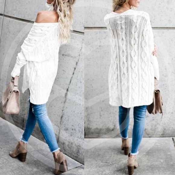 TRENTON Knit Sweater - CREAM - Picture 3 of 6