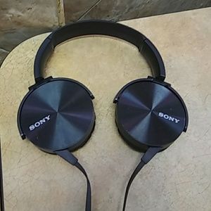 Sony head phones with phone mic