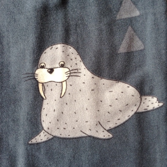LuLaRoe women's OS one size gray walrus leggings - Picture 4 of 5